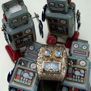 AZIMUTH Mr. Roboto Bronzo with Artist engraving